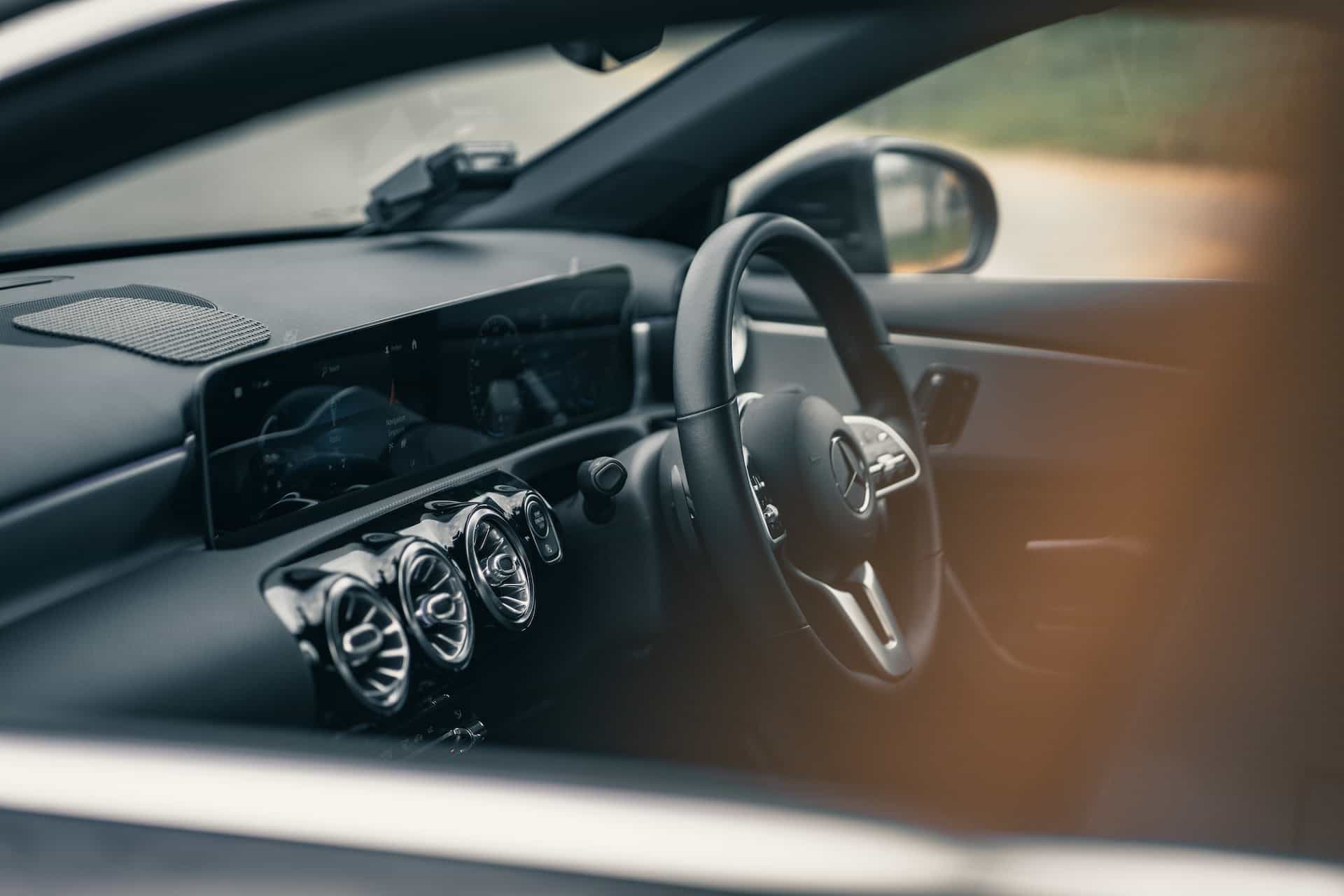 Mercedes interior screens