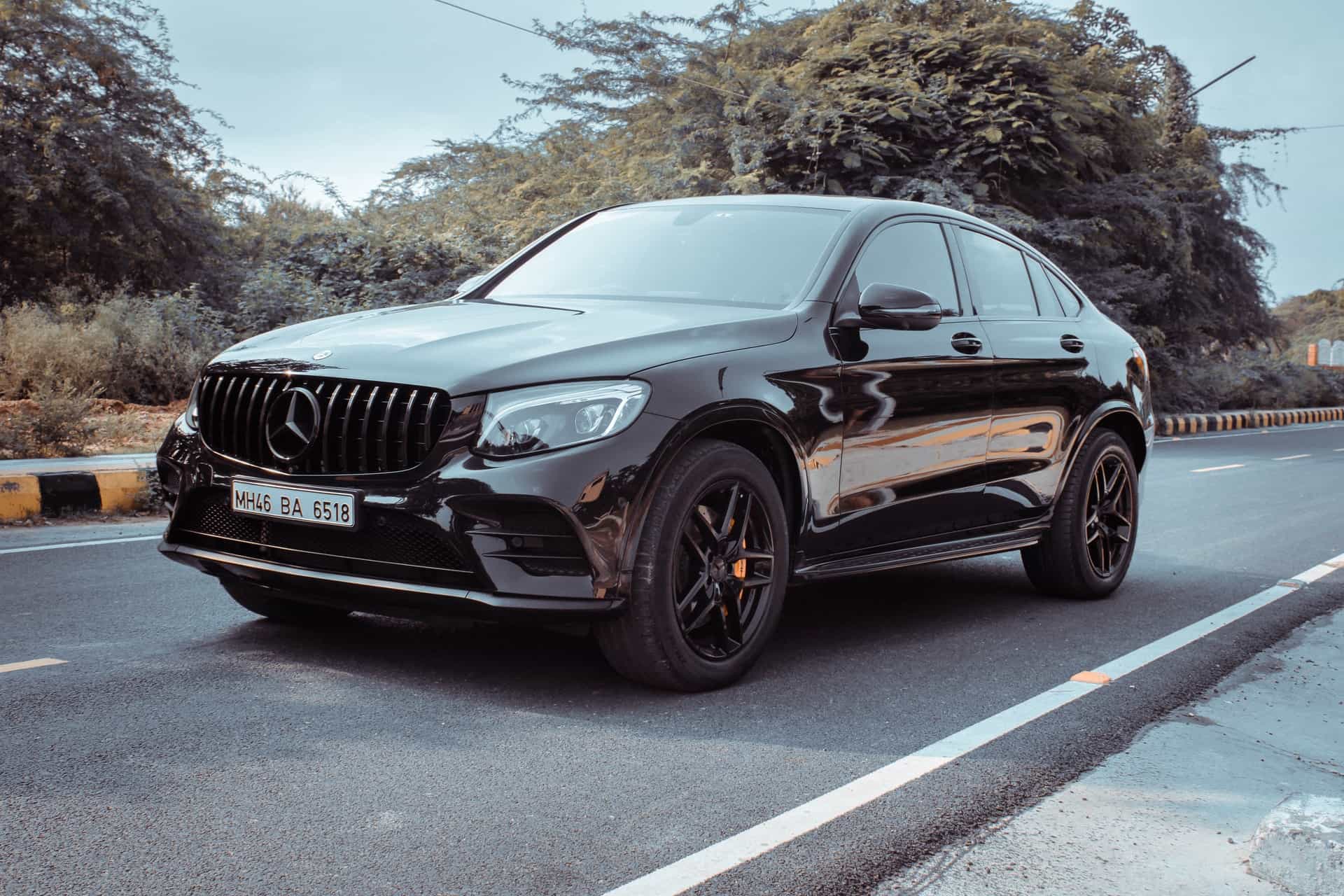 Mercedes GLC in black